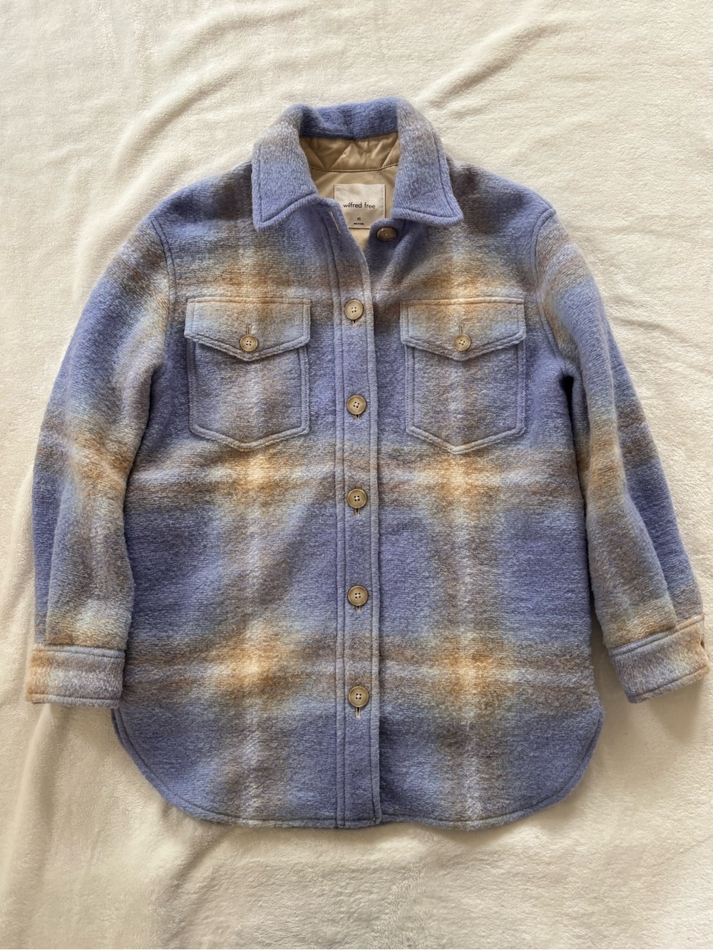 Aritzia Wilfred Free Ganna shirt jacket